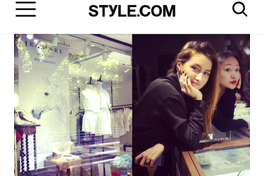 Delytra sur STYLE.COM 